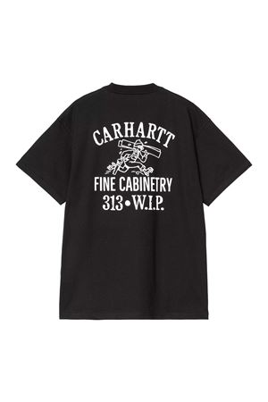 Black cotton S/S Cabinetry T-Shirt CARHARTT WIP | I0347790D2